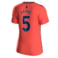 Everton Michael Keane #5 Vonkajší Ženy futbalový dres 2023-24 Krátky Rukáv